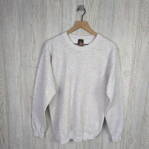 Vintage JC Penny US Olympics Men’s Large Classic Grey Pullover Crewneck Sweater